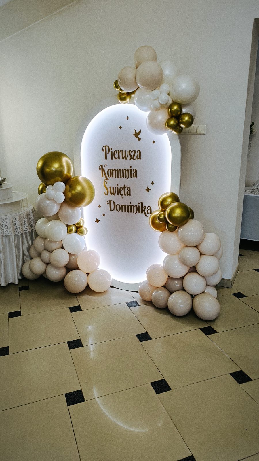 Dekoracja komunijna: realizacja DariART