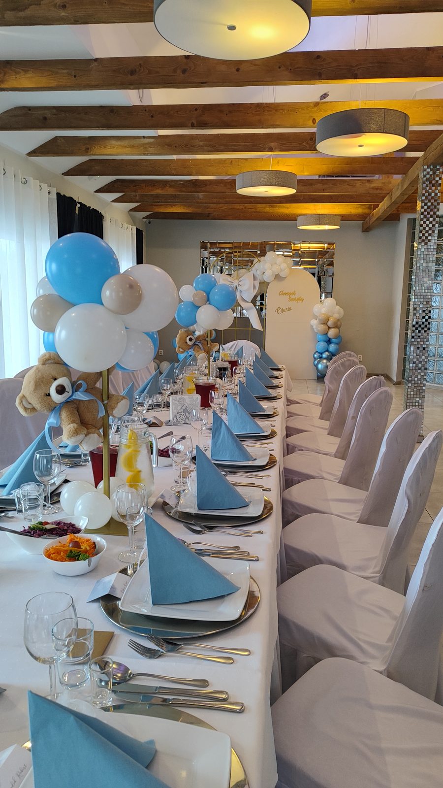 Dekoracja na roczek lub chrzest: realizacja DariART