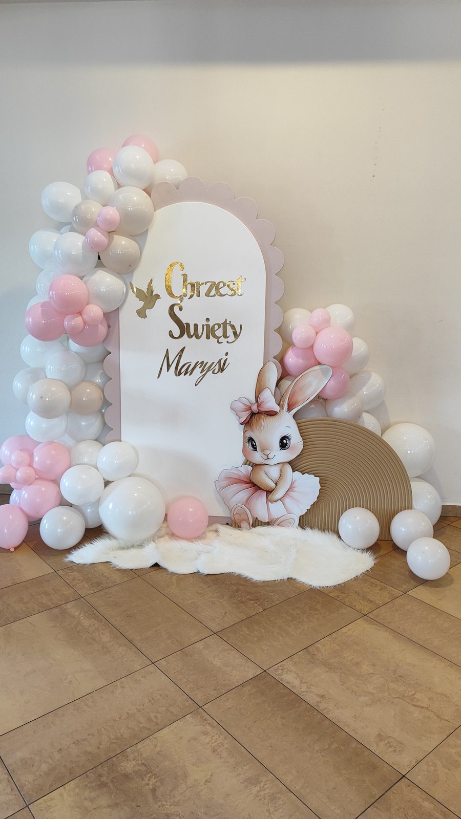 Dekoracja na roczek lub chrzest: realizacja DariART