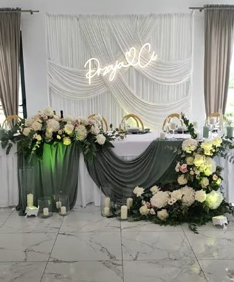 Dekoracja sali weselnej: realizacja DariART