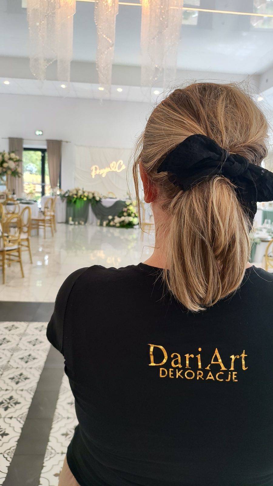 Dekoracja sali weselnej: realizacja DariART